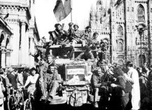 Befreiung Mailands am 25. April 1945