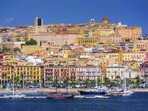 Blick auf Cagliari - In der Regionalhauptstadt von Sardinien feierte der DAV Italien sein zehnjähriges Bestehen