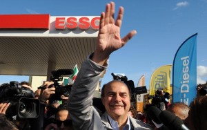 Pier Luigi Bersani alle primarie a Bettola